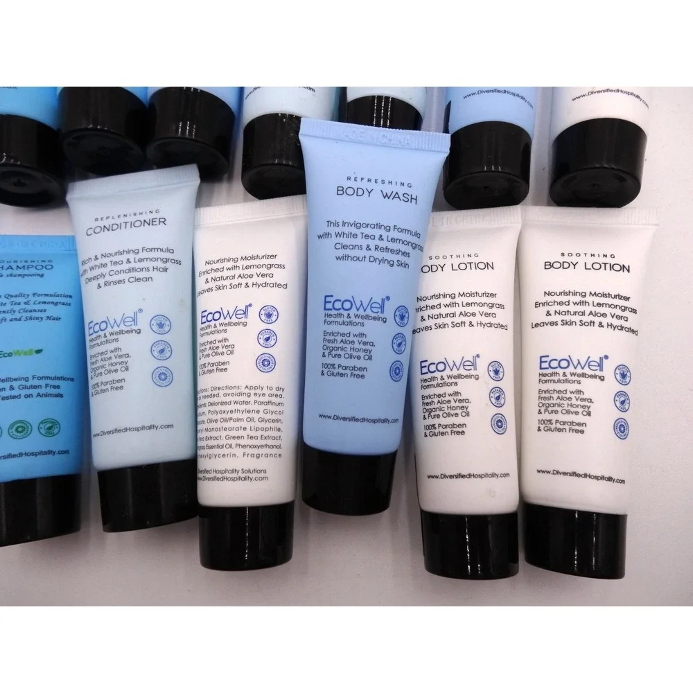 H2O Therapy Shampoo Conditioner Body Wash Travel Size NEW 15 pcs‎